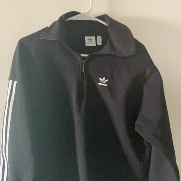 Adidas 3 stripe half zip sweatshirt - Picture 4 of 6